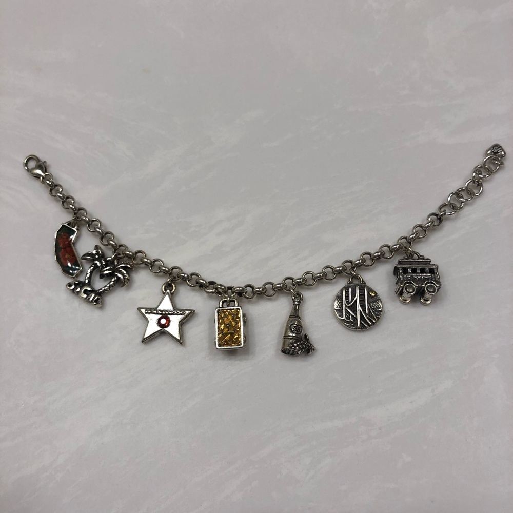 Brighton Calif Native or Tourist Brighton Calif Unique Charm Bracelet